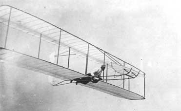 1902 Wright Glider In Flight