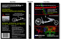 Cover insert of Ground Hugger XR2 plans on disc package. 