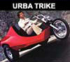 Urba Trike, a battery-electric open trike that you build yourself and run for pennies a day. 